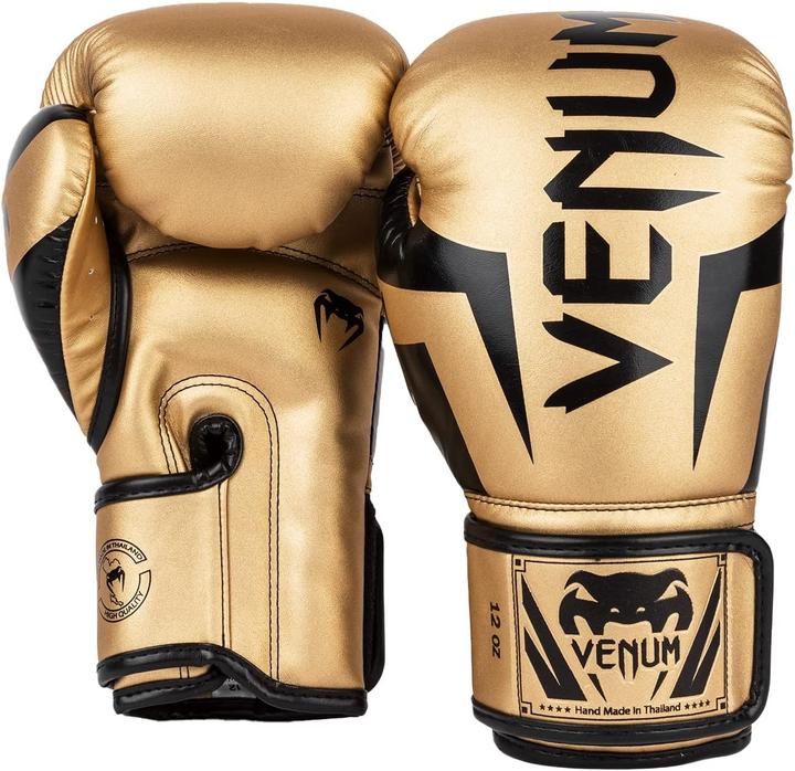 Immagine prodotto Venum Guantoni da boxe Elite Oro/Nero (10 OZ)
