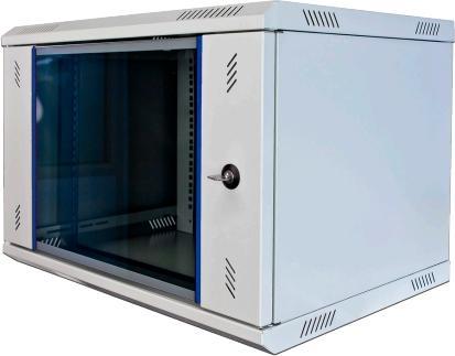 Image du produit Wirewin Armoire murale 600X600X12U Pro 2nd Gen FP 19 / 12UH / Gris clair (12 HE, Rack 19 pouces)