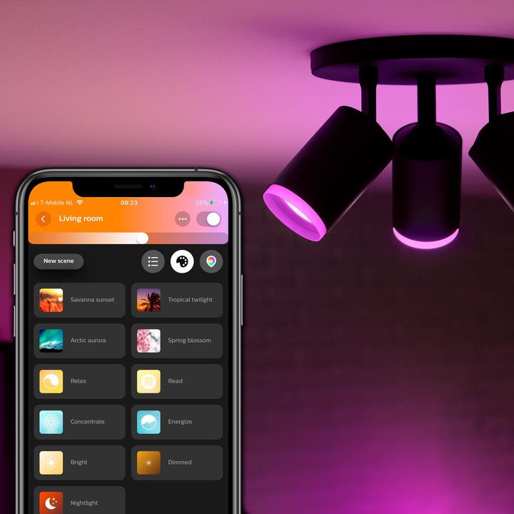 Actual product image Philips Hue Fugato Basis BT (1050 lm, GU10)