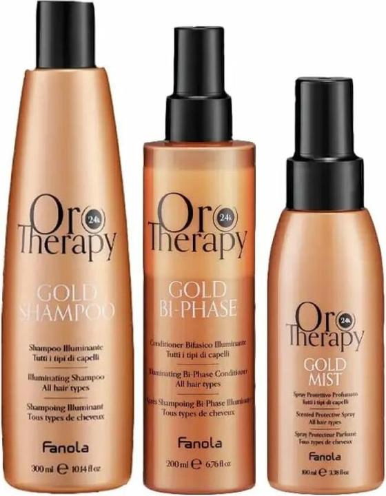 Actual product image Fanola Oro Therapy 24K Gold Bi-Phase Conditioner (200 ml)