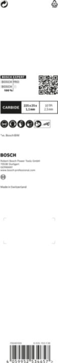 Produktbild Bosch Professional Zubehör EXPERT ‘Medium-Thick Tough Metal’ S 1155 HHM Säbelsägeblatt, 10 Stück