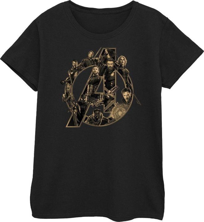 Immagine prodotto Avengers Infinity War Maglietta boyfriend con logo (XL)