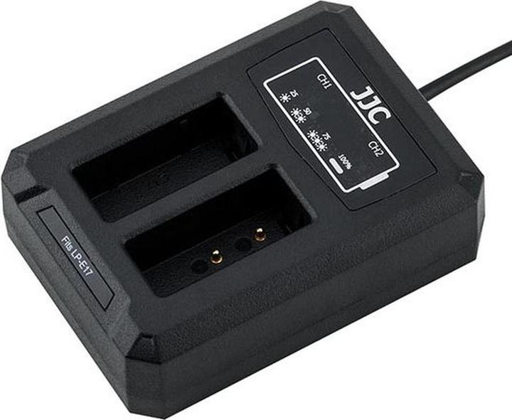 Image du produit JJC Canon DCH LPE17 USB Dual Battery Charger (voor Canon LP/E17 accu) (Chargeur de batterie d'appareil photo)