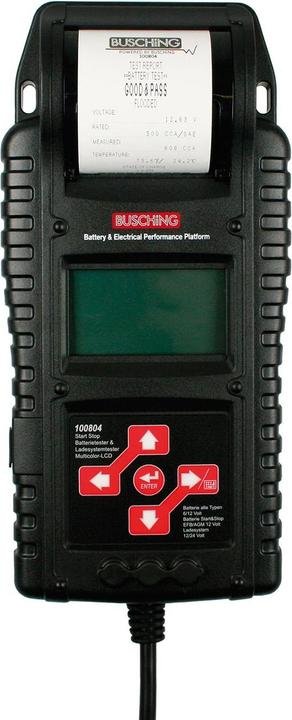 Produktbild Busching Start Stop Batt./Ladesystemtester Multicolor-LCD |100804 (12V, 24V)