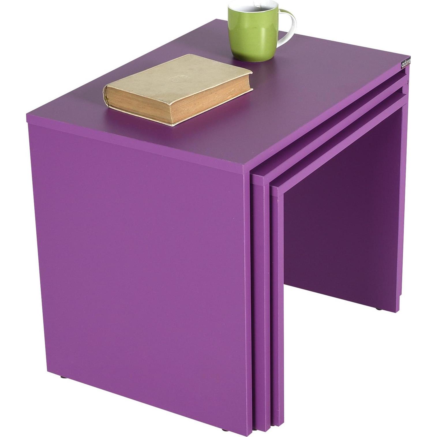 Thumbnail - Kalune Design, Couchtisch + Beistelltisch, Ivory (55 x 47 x 40 cm)