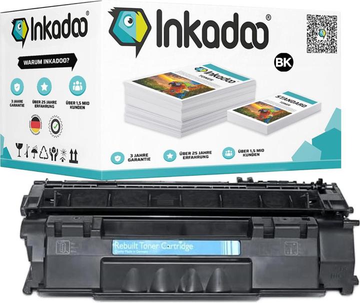 Produktbild Inkadoo Toner kompatibel zu Canon 1975B002 / 715 Toner, schwarz Schwarz (BK)