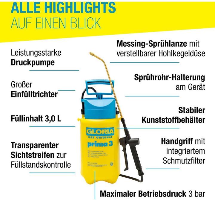 Image du produit Gloria Haus und Garten Prima 3 (3 l)