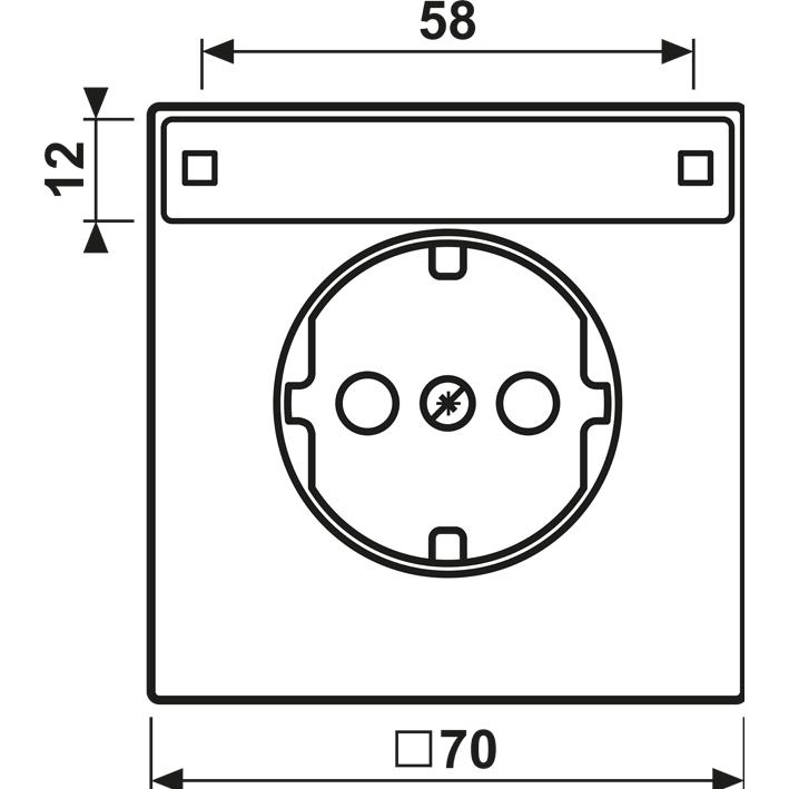 Thumbnail - JUNG, Zubehör Schalterprogramm, Zentralplatte