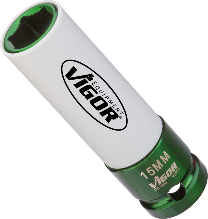 Produktbild Vigor Schlagschrauber Steckschlüsseleinsatz ∙ V2471 ∙ Vierkant12,5 mm (1/2 Zoll) ∙ Aussen Sechskant … (15 mm)