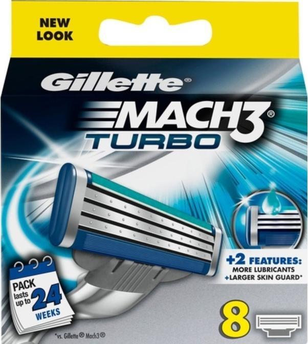 Actual product image Gillette Mach3 Turbo (8 x)
