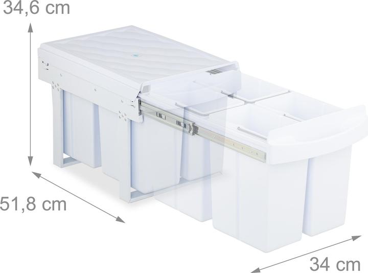 Produktbild Relaxdays Einbaumülleimer (32 l)