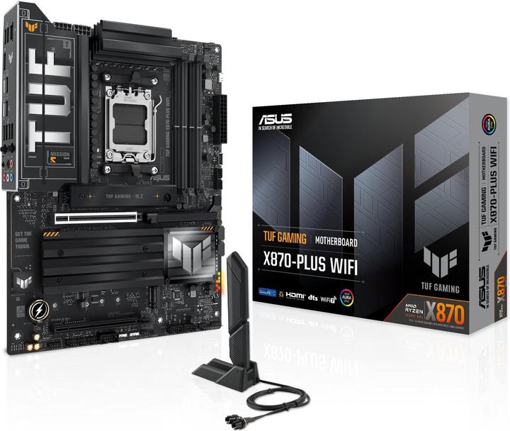 Produktbild ASUS TUF GAMING X870-PLUS WIFI (AM5, AMD X870, ATX)