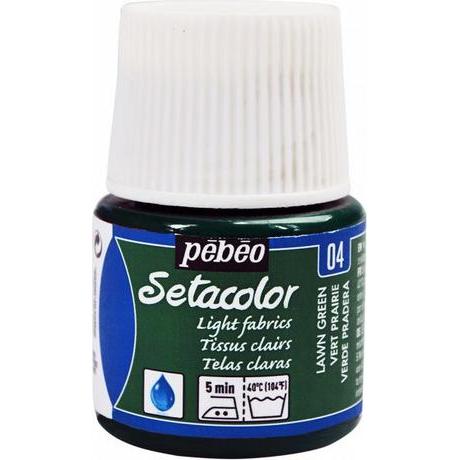 Thumbnail - Pebeo, Künstlerfarbe + Bastelfarbe, Setacolor helle Stoffe (Wiesengrün, 45 ml)