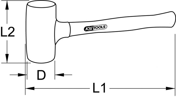 Productafbeelding KS Tools 140.5252 (600 g)
