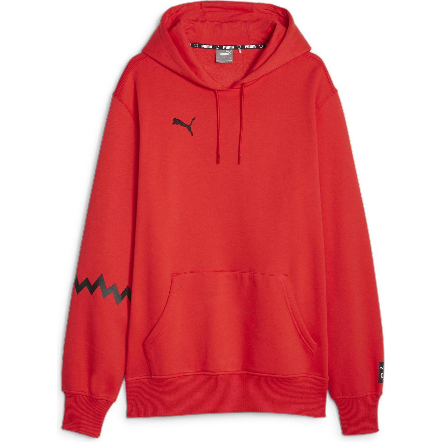 Puma, Herren, Pullover, Hoops Team Hoodie, Rot, (XXL)