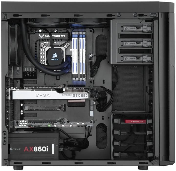 Actual product image Corsair Carbide 330R Blackout Edition (ATX, E-ATX, mATX, Mini-ITX)