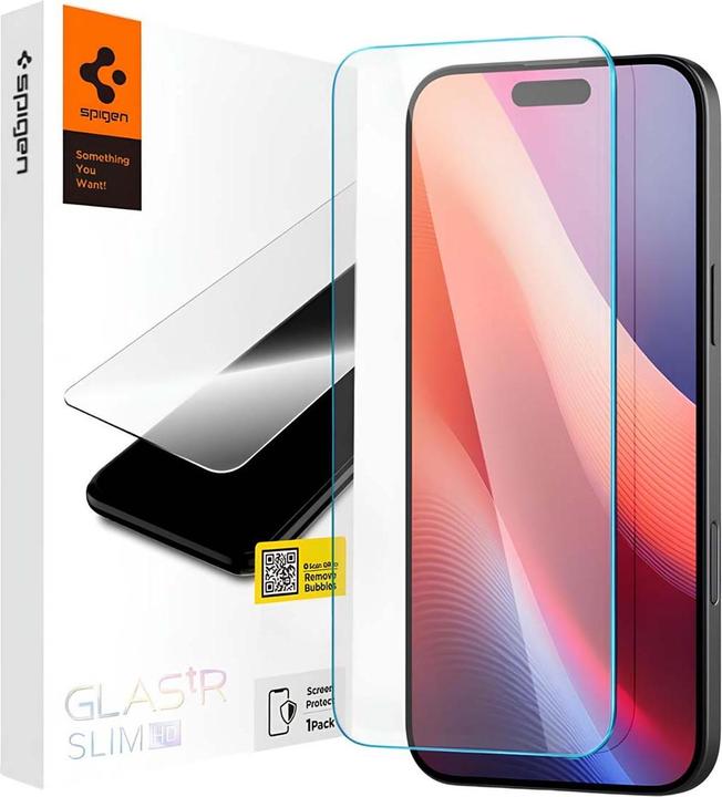 Produktbild Spigen Glas.TR Slim (1 Stk., Apple iPhone 15, Apple iPhone 16)
