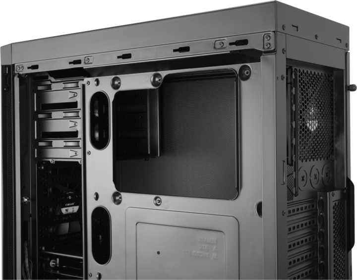 Actual product image Corsair Carbide 330R Blackout Edition (ATX, mATX, Mini-ITX, E-ATX)