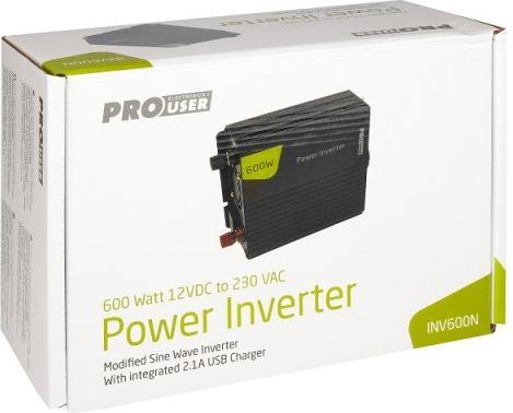 Productafbeelding ProUser INV600N Omvormer 600 W