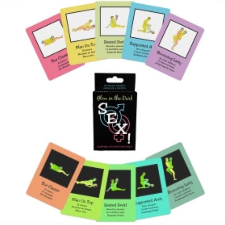 Productafbeelding Kheper Games Glow-in-the-Dark Seks! Kaarten (Spelcollectie, Engels, Frans, Duits)