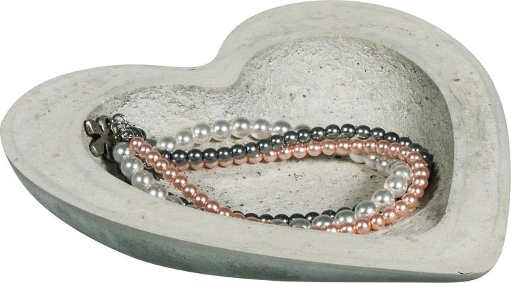 Actual product image Rayher Heart concrete shell