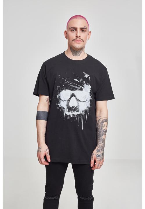 Immagine prodotto Mister Tee Maglietta con teschio dipinto ad acqua (L)