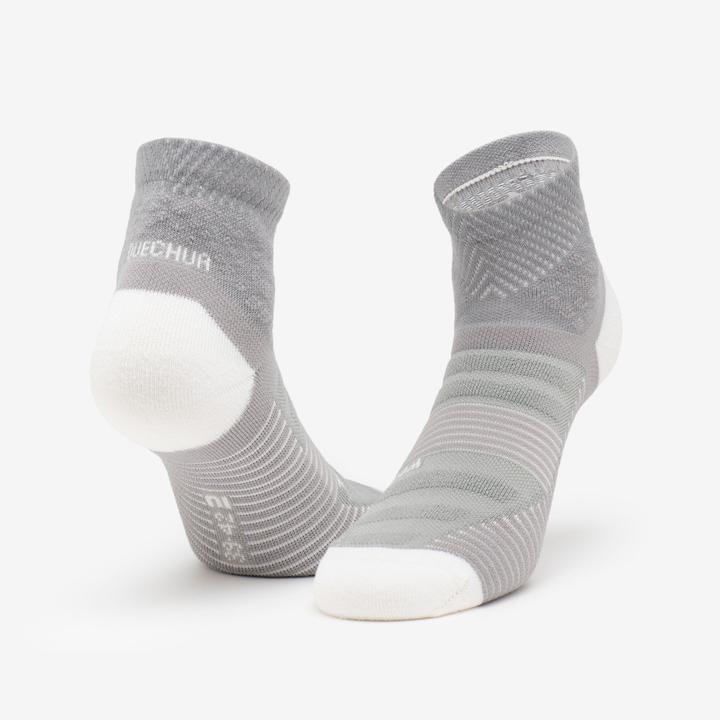 Produktbild Quechua Wandersocken halbhoch 2 Paar - Hike 900 grau (43 - 46)