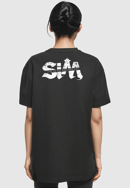 Produktbild Merchcode Ladies SiM - Beware Oversized Boyfriend Tee - 174471 (XL)