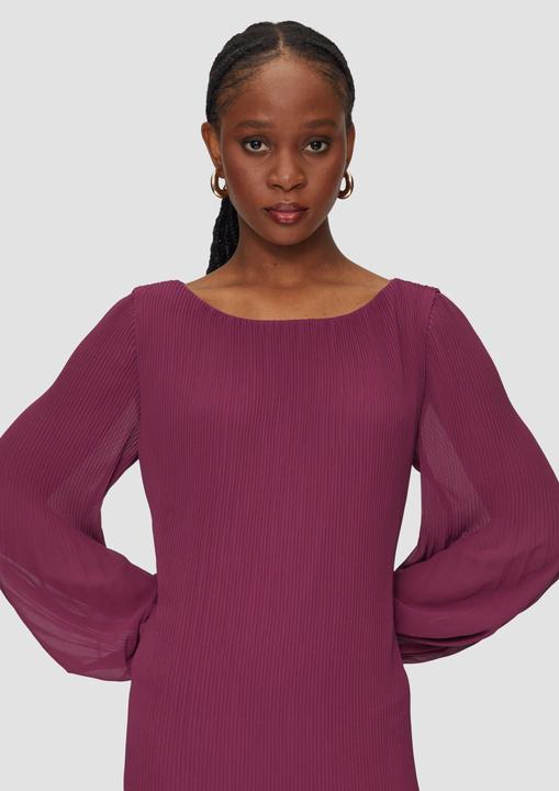 Actual product image S.Oliver Kleid Plissiertes Chiffonkleid (34)