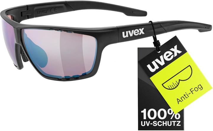 Immagine prodotto Uvex Sports Sportstyle 706 Colorvision (Nero opaco-specchio ambra, Blu)