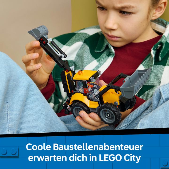 Actual product image LEGO 60480 Gelber Baggerlader