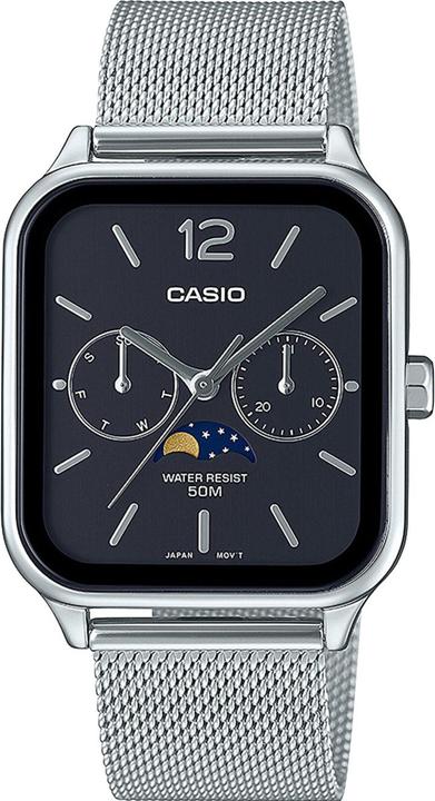 Casio MTP-M305M-1AVER (Maanfase klok, 34 mm)