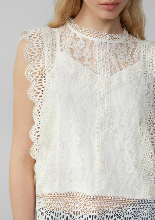 Actual product image s.Oliver Bluse Blusentop aus Spitze (42)