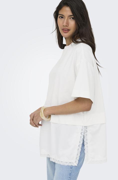 Produktbild Only Onlmexa S/S Tee Lace Top Wvn (S)