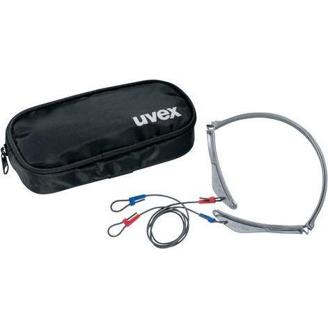 Uvex Safety, Schutzbrille + Gesichtsschutz, high-fit BÃ¼gel inkl. ReiÃŸverschlusstasche