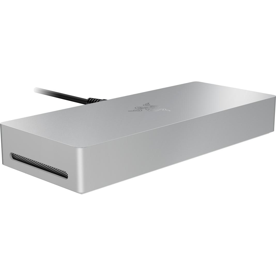 Razer Thunderbolt 5 Dock (USB-C, 10 Ports), Dockingstation + USB Hub, Weiss