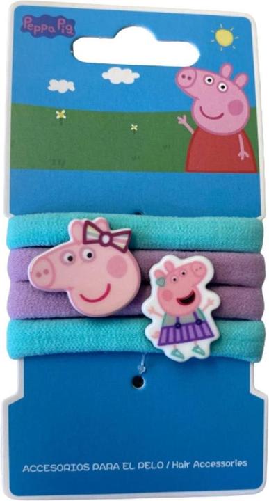 Immagine prodotto Herba Kids Haarbinder Peppy Pig 4 (Set di cravatte per capelli)