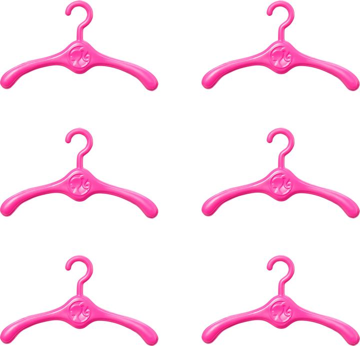 Immagine prodotto Barbie Armadio fashionistas, 6 appendini, per bambini dai 3 anni in su