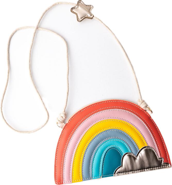 Immagine prodotto Papierdrachen Kinderhandtasche – Regenbogen bunt