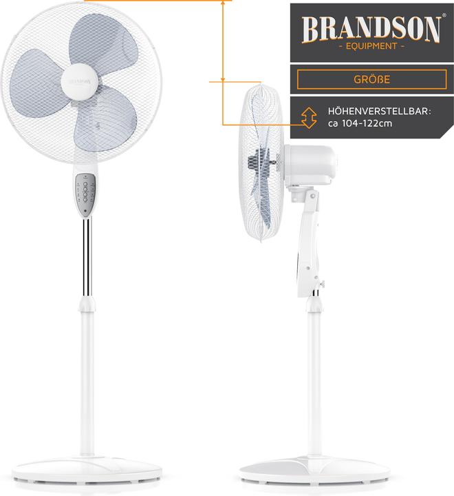 Actual product image Brandson Floor fan with 42cm Ø (44 dB)