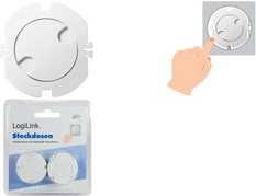 Produktbild LogiLink Steckdosenschutz mit Automatikverschluss