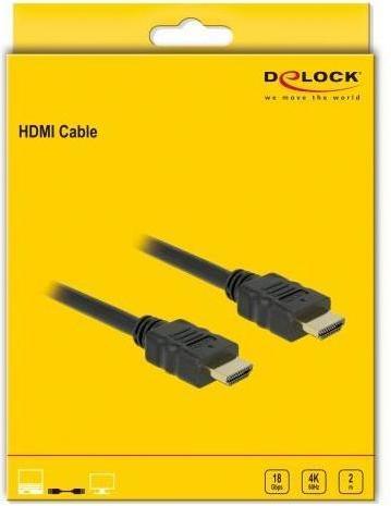 Produktbild Delock HDMI (Typ A) — HDMI (Typ A) (2 m)