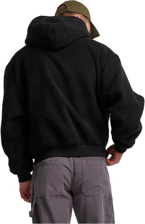 Produktbild Urban Classics - Oversized Teddy Hoodie/trui - XL - Zwart (XL)