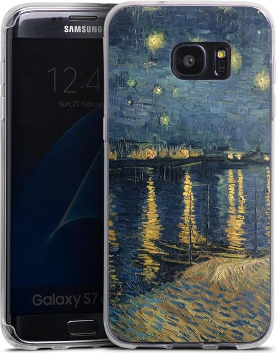 Produktbild DeinDesign Silikon Hülle für Samsung Galaxy S7 Edge Handyhülle Case Smartphone Schutzhülle Kunst Malerei (Samsung Galaxy S7 Edge)