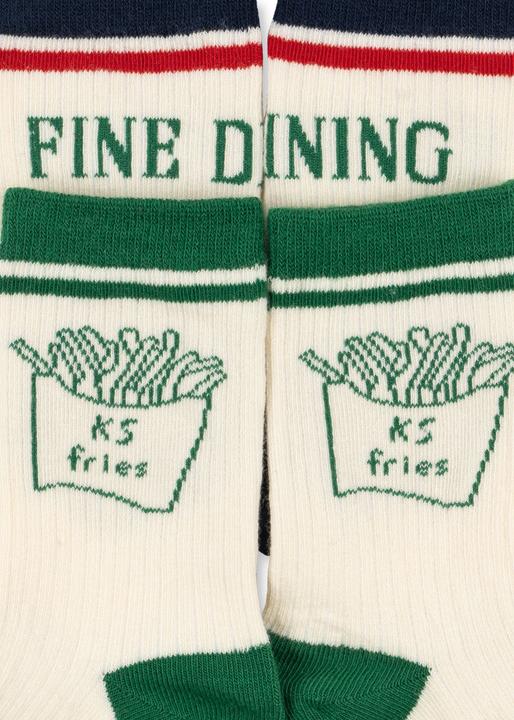 Produktbild Konges Slojd 2 Pack Gerippte Socken Fine Dining (2er Pack, 33 - 35)
