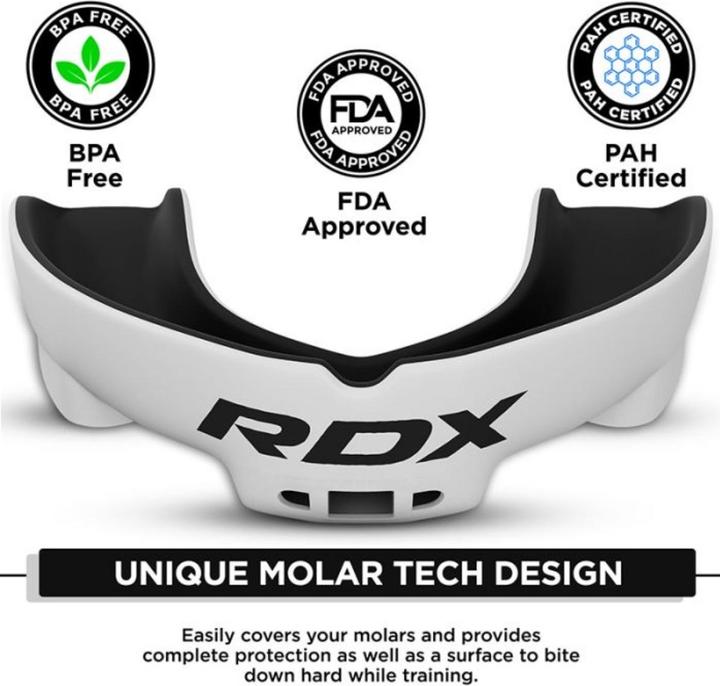 Actual product image Rdx Mouth Guard Junior below 12 years (One size)
