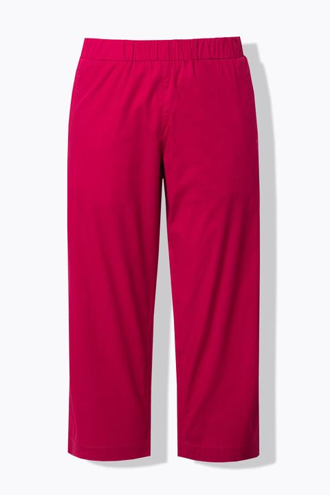 Immagine prodotto Ulla Popken Pantaloni chino a 7/8 modello Ruby con taglio della gamba dritto e ampio e cintura elastica (44)