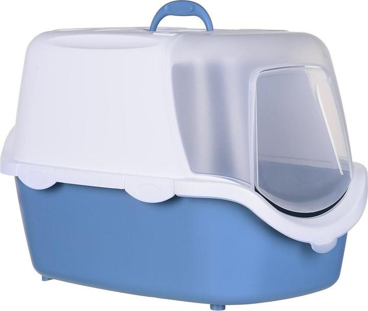 Zolux Toilet for cats Cathy, easy to clean, blue (Cat litter box closed)