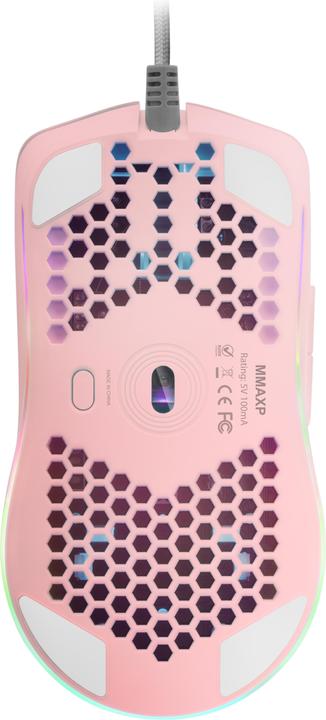Actual product image Mars Gaming Souris Filaire Gamer Mmax RGB (Rose) (Cable)