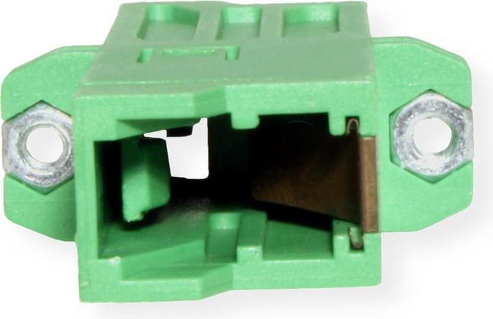 Actual product image Roline FO coupler SM APC LSH/LSH sx green